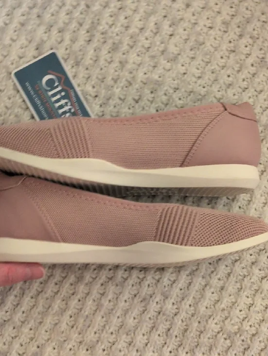 Cliffs by WHITE MOUNTAIN Pink Knit Pavlina Comfort Flats Size 6 NEW NWT - Picture 13 of 15